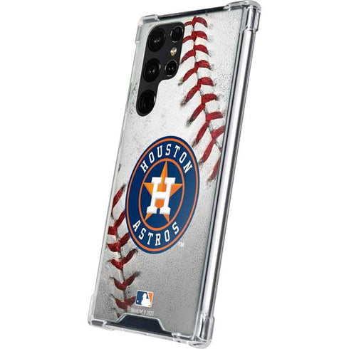 MLB Houston Astros Game Ball Galaxy S23 Ultra Clear Case
