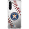 MLB Houston Astros Game Ball Galaxy S24 FE Clear Case