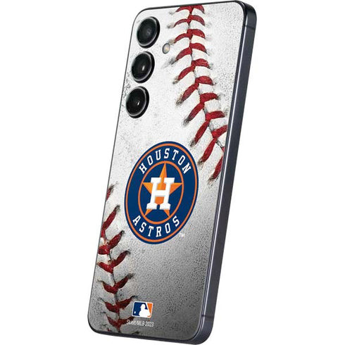 MLB Houston Astros Game Ball Galaxy S25 Plus Skin