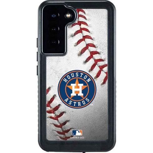 MLB Houston Astros Game Ball Galaxy S24 Plus Waterproof Case