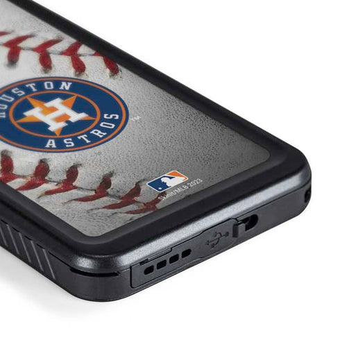 MLB Houston Astros Game Ball Galaxy S24 Plus Waterproof Case
