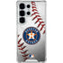 MLB Houston Astros Game Ball Galaxy S25 Ultra Clear Case