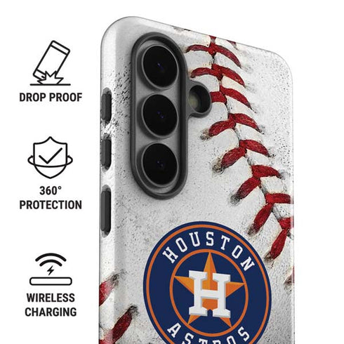 MLB Houston Astros Game Ball Galaxy S26 Plus Impact Case