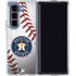 MLB Houston Astros Game Ball Galaxy Z Fold5 5G Clear Case