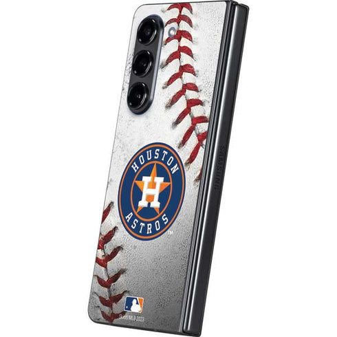 MLB Houston Astros Game Ball Galaxy Z Fold5 5G Skin