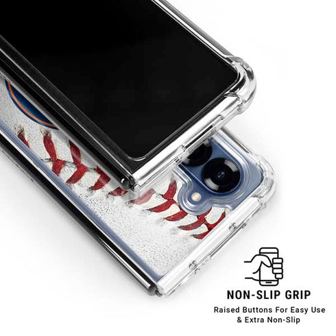 MLB Houston Astros Game Ball Galaxy Z Fold6 Clear Case