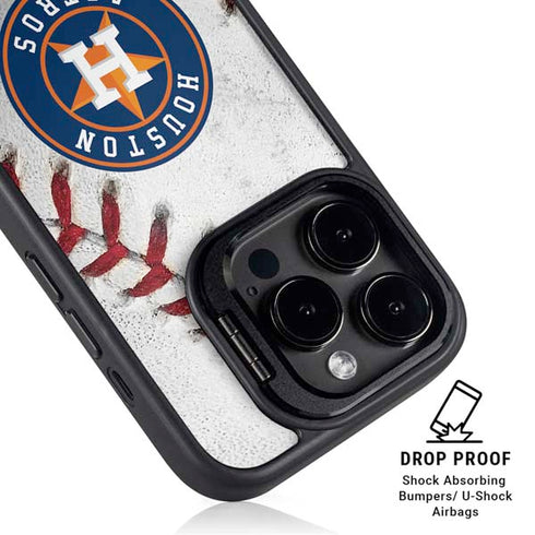 MLB Houston Astros Game Ball iPhone 13 Pro Kickstand Case