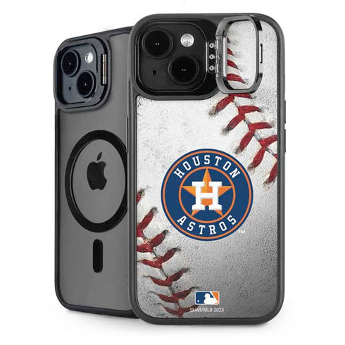 MLB Houston Astros Game Ball iPhone 15 Kickstand Case