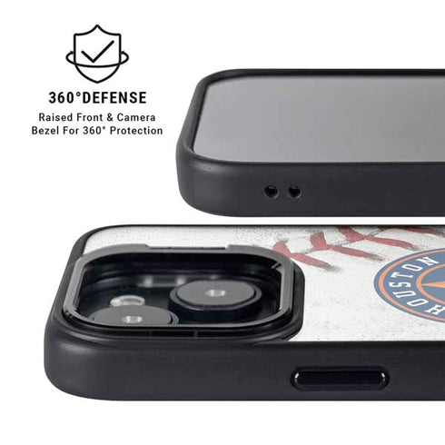 MLB Houston Astros Game Ball iPhone 15 Kickstand Case
