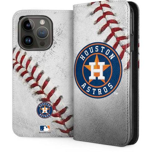 MLB Houston Astros Game Ball iPhone 15 Pro Folio Case