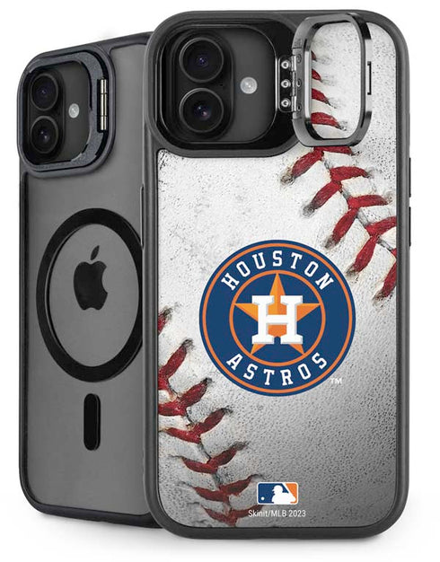 MLB Houston Astros Game Ball iPhone 16 Kickstand Case