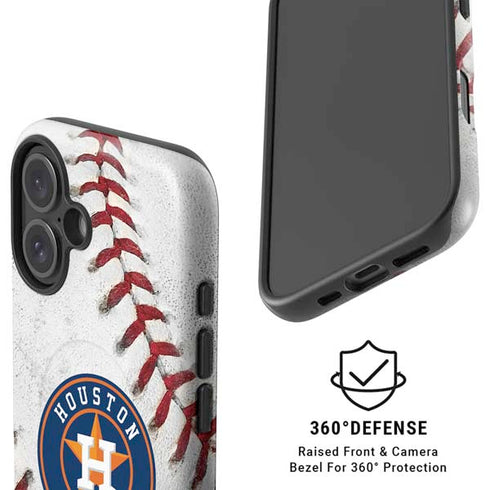 MLB Houston Astros Game Ball iPhone 16 Magsafe Impact Case