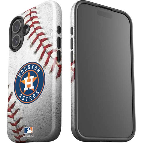 MLB Houston Astros Game Ball iPhone 16 Plus Impact Case