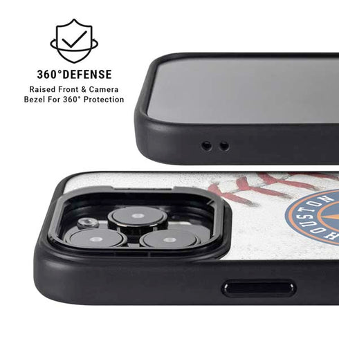 MLB Houston Astros Game Ball iPhone 16 Pro Kickstand Case