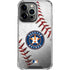 MLB Houston Astros Game Ball iPhone 16 Pro Max Clear Case