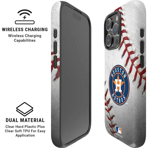 MLB Houston Astros Game Ball iPhone 16 Pro Max Magsafe Impact Case