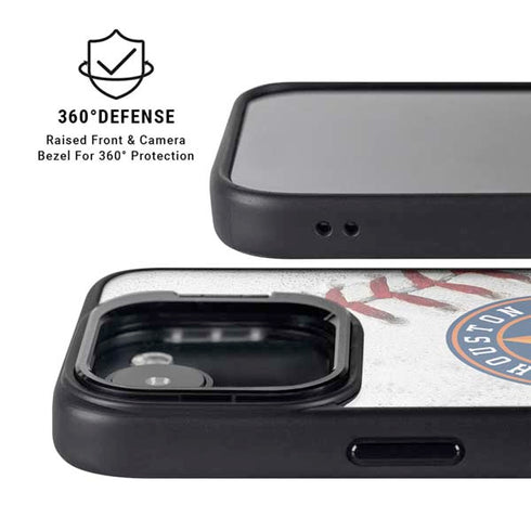 MLB Houston Astros Game Ball iPhone 16e Kickstand Case