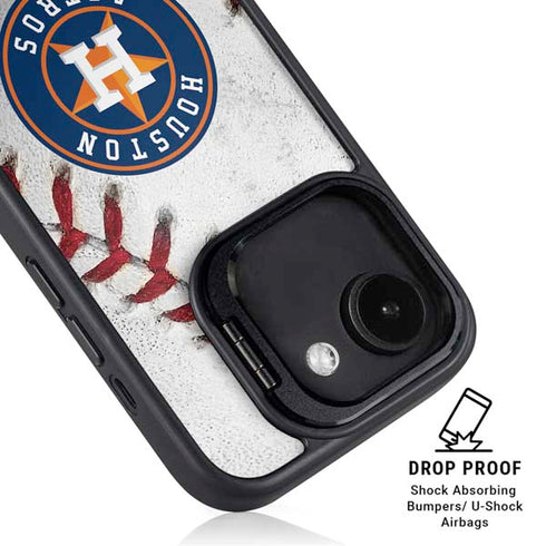 MLB Houston Astros Game Ball iPhone 16e Kickstand Case