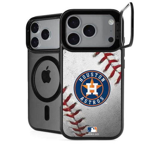 MLB Houston Astros Game Ball iPhone 18 Pro Kickstand Case