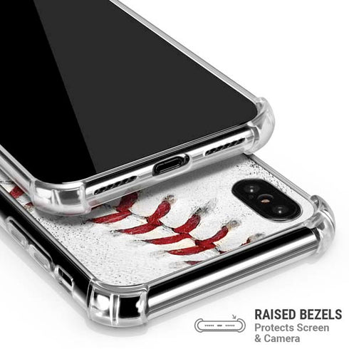 MLB Houston Astros Game Ball iPhone X/XS Clear Case
