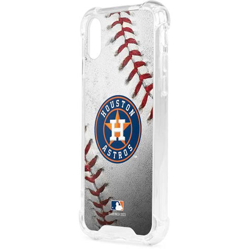 MLB Houston Astros Game Ball iPhone XS Clear Case