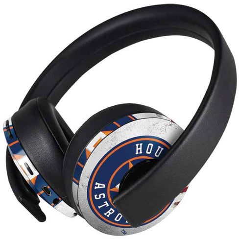 MLB Houston Astros Game Ball PlayStation 4 Gold Wireless Headset Skin