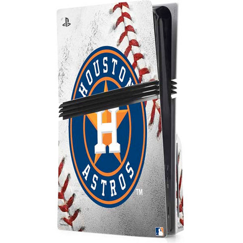 MLB Houston Astros Game Ball PS5 Pro Disk Console Skin