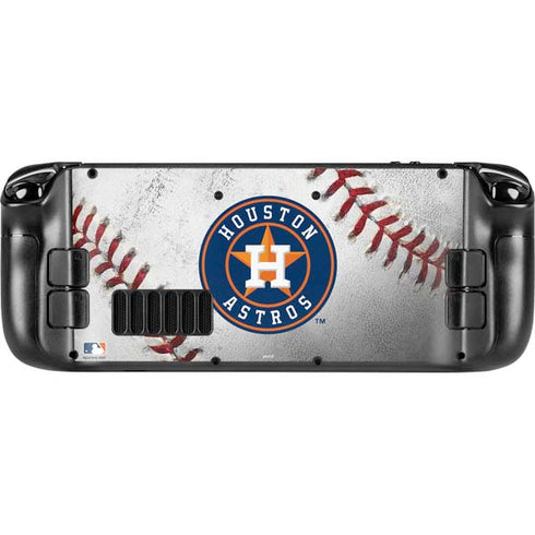 MLB Houston Astros Game Ball Steam Deck Handheld Gaming Computer OLED Skin