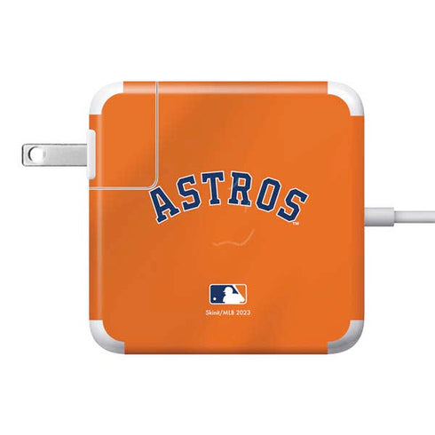 MLB Houston Astros Jersey Alternate 85W Power Adapter (15 and 17 inch MacBook Pro Charger) Skin