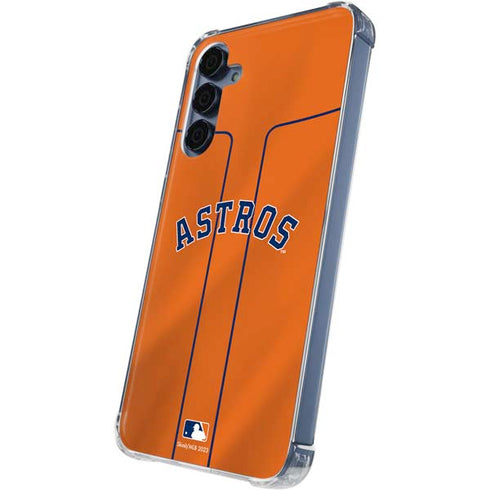 MLB Houston Astros Jersey Alternate Galaxy A55 5G Clear Case