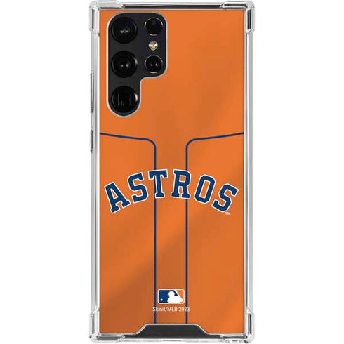 MLB Houston Astros Jersey Alternate Galaxy S23 Ultra Clear Case