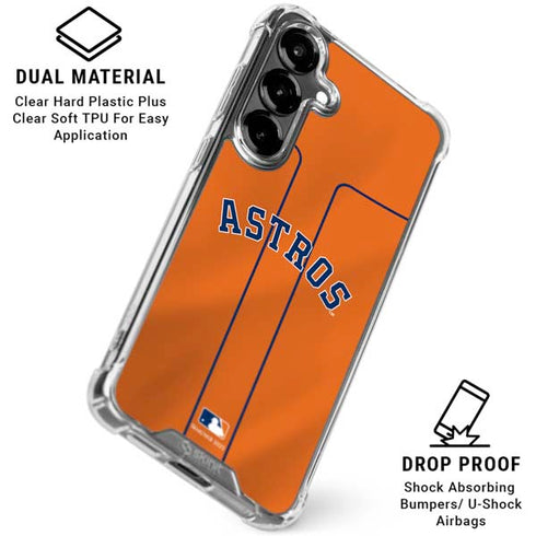 MLB Houston Astros Jersey Alternate Galaxy S26 Clear Case