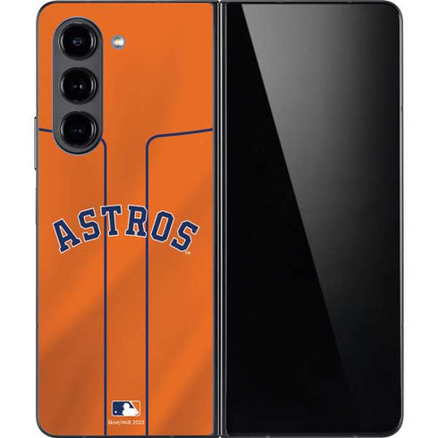 MLB Houston Astros Jersey Alternate Galaxy Z Fold5 5G Skin