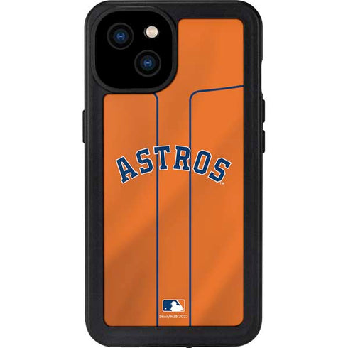 MLB Houston Astros Jersey Alternate iPhone 15 Plus Waterproof Case