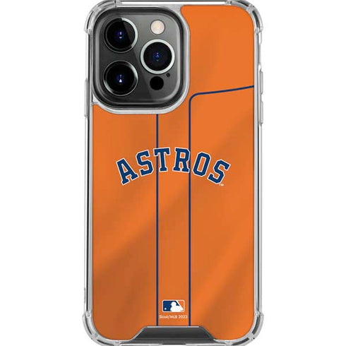 MLB Houston Astros Jersey Alternate iPhone 16 Pro Max Clear Case