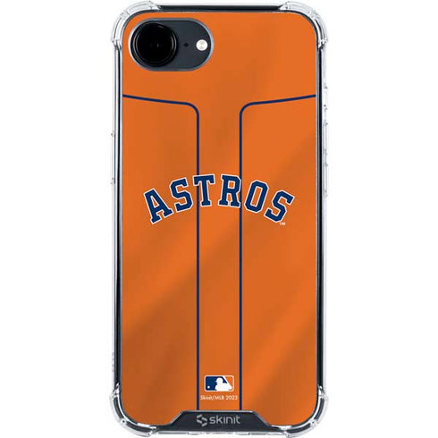 MLB Houston Astros Jersey Alternate iPhone 16e Clear Case