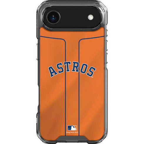 MLB Houston Astros Jersey Alternate iPhone 17 Air Clear Case