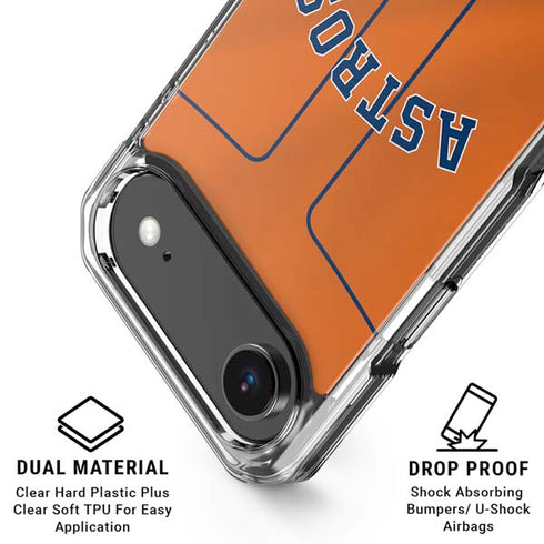 MLB Houston Astros Jersey Alternate iPhone 17 Air Clear Case