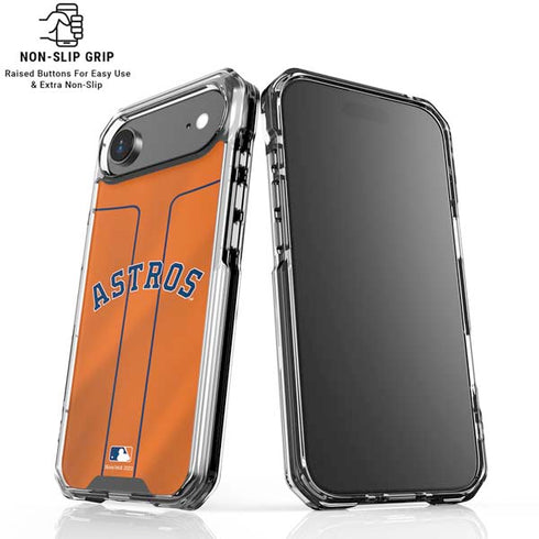 MLB Houston Astros Jersey Alternate iPhone 17 Air Clear Case