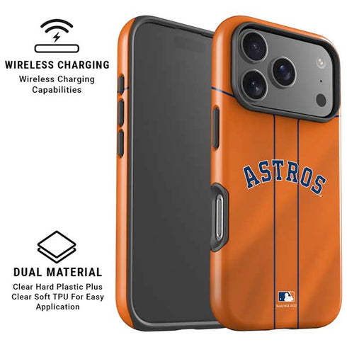 MLB Houston Astros Jersey Alternate iPhone 17 Pro Max Magsafe Impact Case