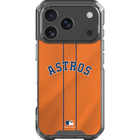 MLB Houston Astros Jersey Alternate iPhone 18 Pro Clear Case