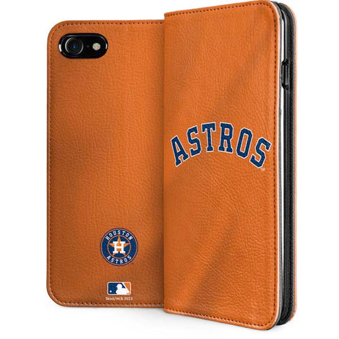 MLB Houston Astros Jersey Alternate iPhone SE (2nd & 3rd Gen) Folio Case