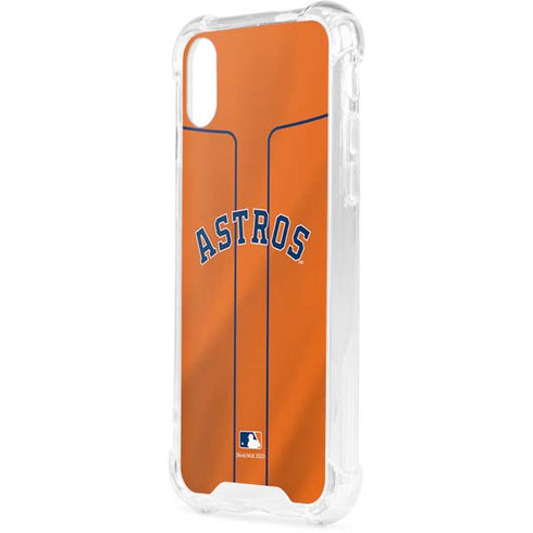 MLB Houston Astros Jersey Alternate iPhone XS Clear Case