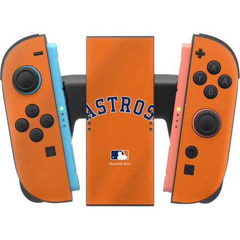 MLB Houston Astros Jersey Alternate Nintendo Switch 2 (2025) Joy-Con Controller Skin