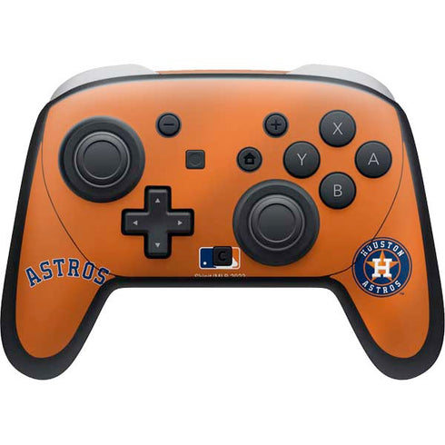MLB Houston Astros Jersey Alternate Nintendo Switch 2 (2025) Pro Controller Skin