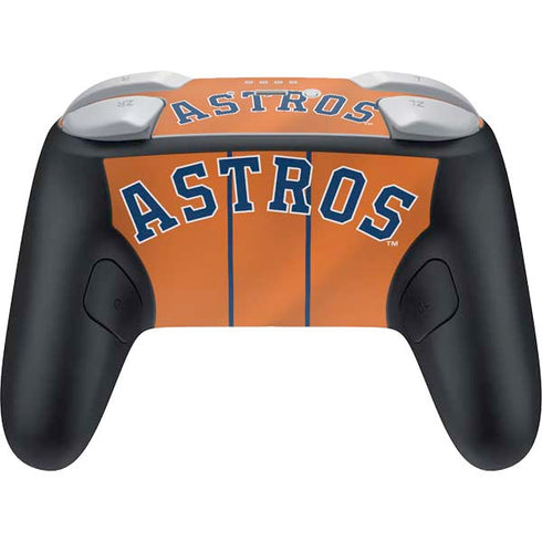 MLB Houston Astros Jersey Alternate Nintendo Switch 2 (2025) Pro Controller Skin