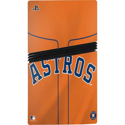 MLB Houston Astros Jersey Alternate PS5 Pro Console Skin