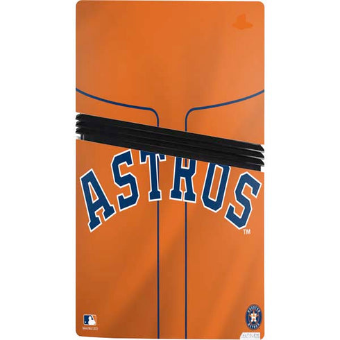 MLB Houston Astros Jersey Alternate PS5 Pro Console Skin