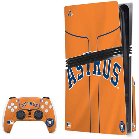MLB Houston Astros Jersey Alternate PS5 Pro Disk Bundle Skin