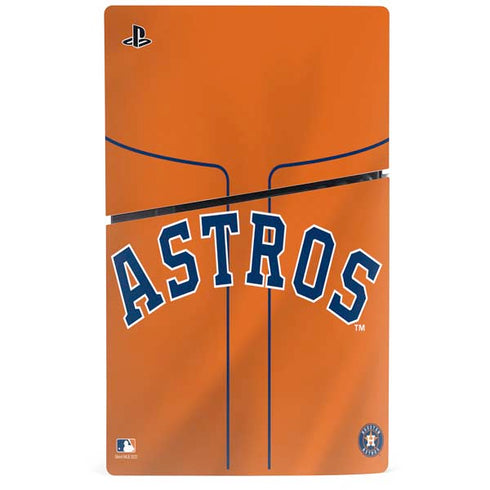 MLB Houston Astros Jersey Alternate PS5 Slim Digital Edition Console Skin